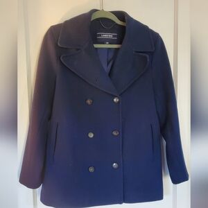 Lands' End Women's Navy Peacoat, Size 10P